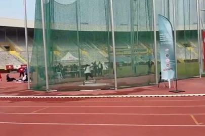 Elazığ’a gülle atmada altın madalya