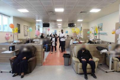 Elazığ’da kanser hastalarına moral verildi