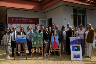 Emekli Kafe’de duygu dolu sergi