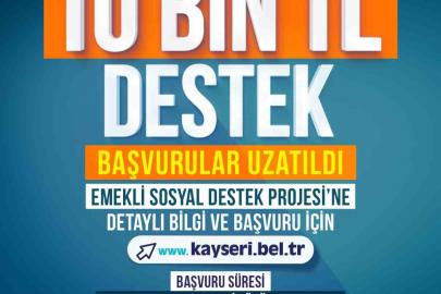 Emeklilere 10 bin TL destek başvuru süresi uzatıldı