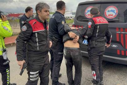 Film gibi kovalamacadan kaçak göçmenler çıktı