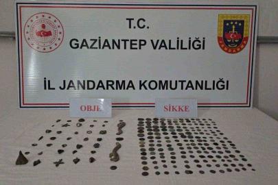 Gaziantep’te 191 adet sikke ele geçirildi: 1 gözaltı