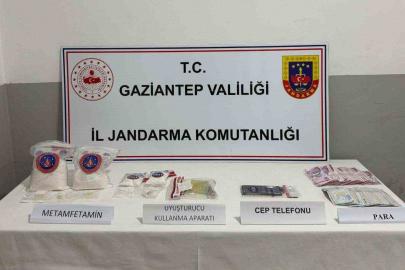 Gaziantep’te 2 kilo metamfetamin ele geçirildi