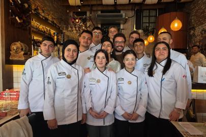 Genç aşçıların mutfak heyecanına ünlü şef Danilo Zanna ortak oldu