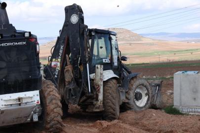 Gergeme Mahallesi’nde yol yapım çalışmaları sürüyor