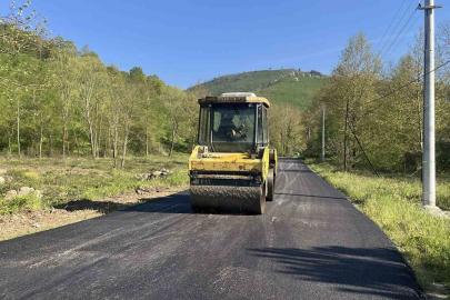 Gölyaka’da 2,7 kilometrelik sıcak asfalt çalışması tamamlandı