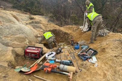 Gümüşhane’de definecilere suçüstü