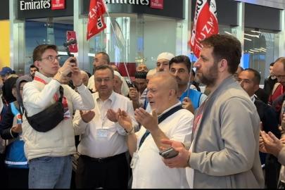 Hac kafilesi İstanbul Havalimanı’ndan kutsal topraklara dualarla uğurlandı