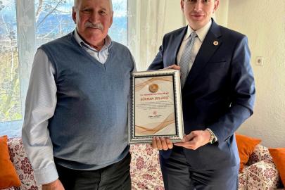 Hisarcık’ta gazilere Şükran Belgesi