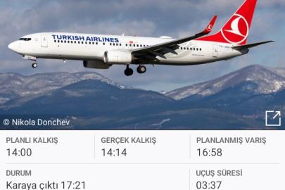 İran’da mahsur kalan THY uçağı yurda döndü