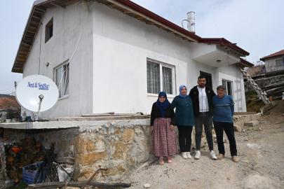 Isparta Belediyesi’nden evi yanan aileye yeni ev
