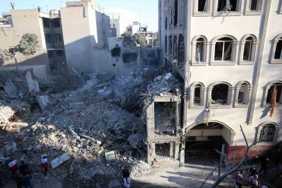 İsrail’in Tahran saldırısında bir sinagogda geniş kapsamlı hasar oluştu