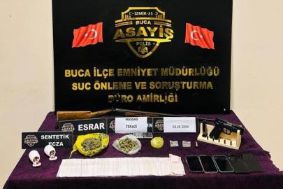 İzmir’de uyuşturucu operasyonunda 5 şüpheli yakalandı