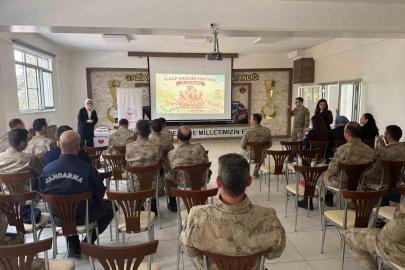 Jandarma ekiplerine sağlık eğitimi