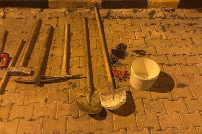 Kaçak kazıya suçüstü: 5 gözaltı