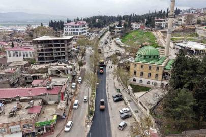 Kahramanmaraş’ta asfalt çalışmaları sürüyor