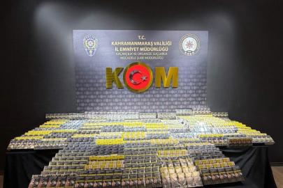 Kahramanmaraş’ta kaçak telefon ve sigara operasyonu