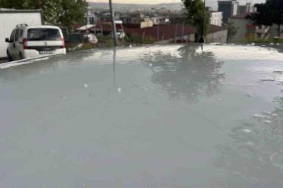 Kahramanmaraş’ta kısa süreli dolu etkili oldu