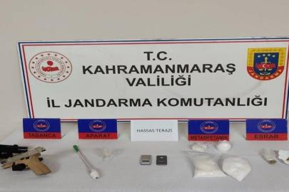 Kahramanmaraş’ta uyuşturucu operasyonu: 3 tutuklama