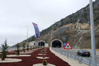 Karadeniz’i İç Anadolu’ya bağlayan Kırkdilim Tünelleri trafiğe açıldı