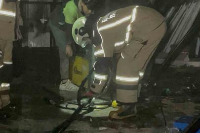 Karaman’da spiral makinesinden çıkan kıvılcımlar yangın çıkardı