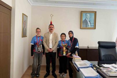 Kaymakam Ateş, Türkiye şampiyonası öncesi sporcuları ağırladı