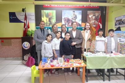 Kaymakam Kan, minik girişimcilerin heyecanına ortak oldu