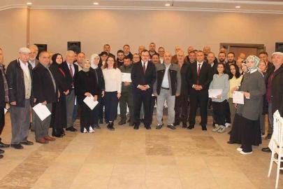 Kaynaşlı’da üreticilere sertifikaları törenle verildi