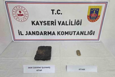 Kayseri’de tarihi eser operasyonu