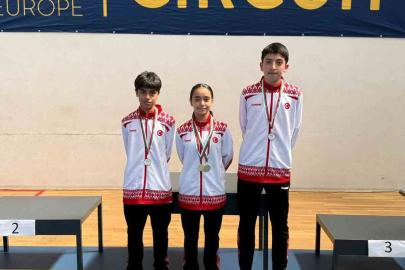 Kayserili raketler Bulgaristan’da madalyaları topladı