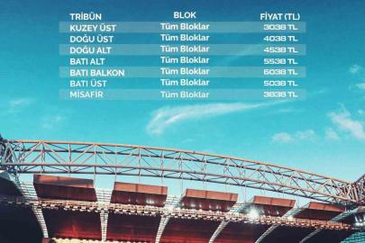 Kayserispor - Fenerbahçe maçının bilet fiyatları belli oldu