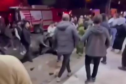 Kaza sonrası yaşanan kavga meydan savaşını aratmadı