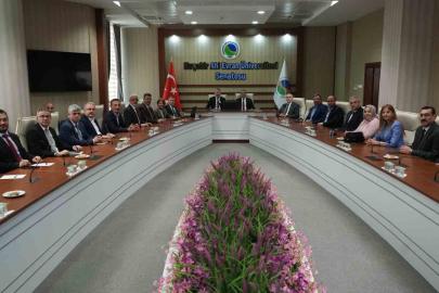 KBÜ heyeti Kırşehir Ahi Evran Üniversitesi ile iş birliğini değerlendirdi