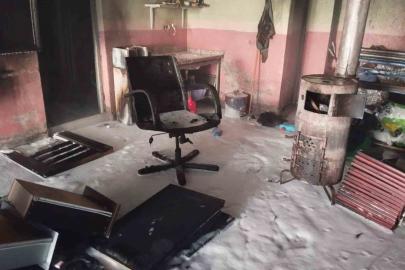 Kelkit’te sobaya dökülen tiner parladı: 1 kişi ağır yaralandı