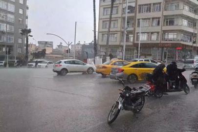 Kilis’te kuvvetli yağış  etkili oldu