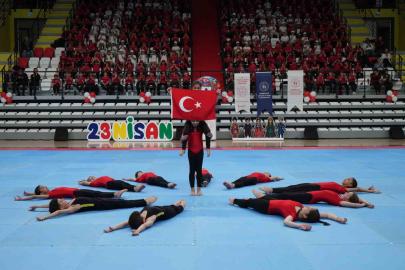 Kırıkkale’de 23 Nisan etkinlikleri renkli görüntülere sahne oldu