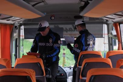 Kırklareli’de okul servislerine yönelik denetim