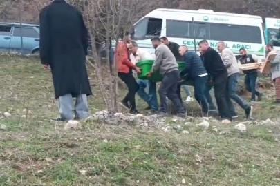 Kocası toprağa kendisi de hapse girdi