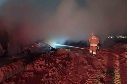 Konteyner yangınında 1 kişi öldü