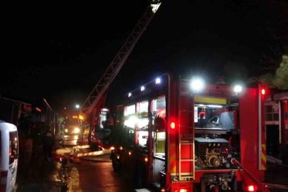 Konya’da iş yerinde yangın: 2 yaralı