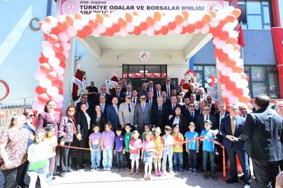Kuşadası’nda TOBB Anaokulu açıldı