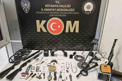 Kütahya’da tarihi eser kaçakçılığı operasyonu