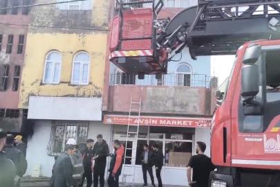 Mardin’de müstakil evde çıkan yangında 4 kişi dumandan etkilendi