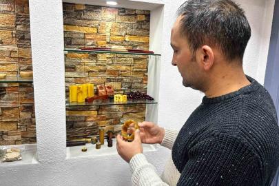 Mescid-i Nebevi modeli tespihi, çocuklarına bırakacak