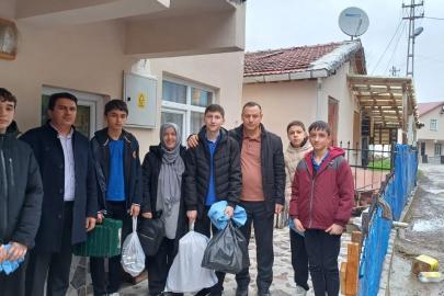 Meslek lisesi öğrencilerinden gönüllere dokunan davranış