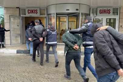 Milyonluk araç vurgunu operasyonunda 8 kişi tutuklandı