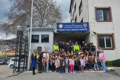 Minik öğrenciler, polisliği öğrendi
