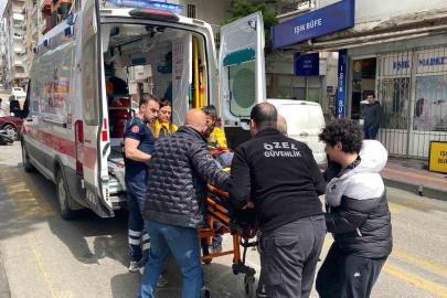 Motosiklet ve otomobil çarpıştı: 1 yaralı