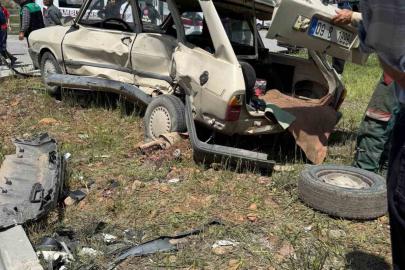 Muğla-Denizli yolunda feci kaza: 1 ölü, 1 yaralı