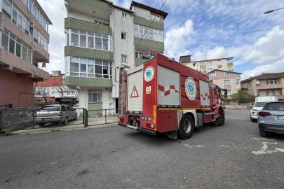 Mutfakta çıkan yangın söndürüldü